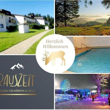 Urlaub Auf 1.000 Meter Hoehe Mit Pool Und Sauna Schönwald Bagian luar foto