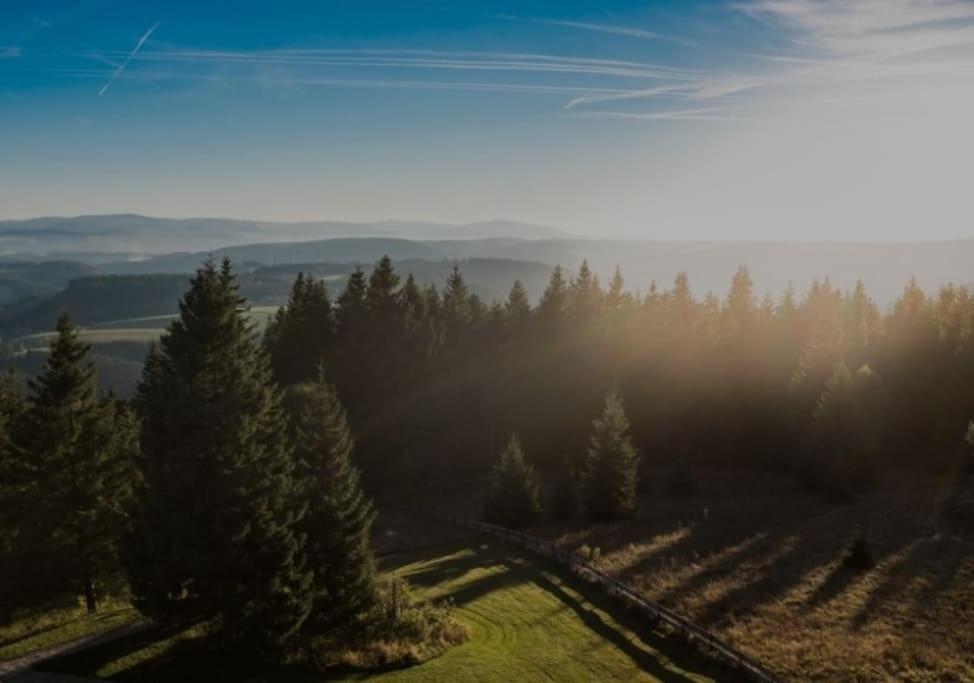 Urlaub Auf 1.000 Meter Hoehe Mit Pool Und Sauna Schönwald Bagian luar foto